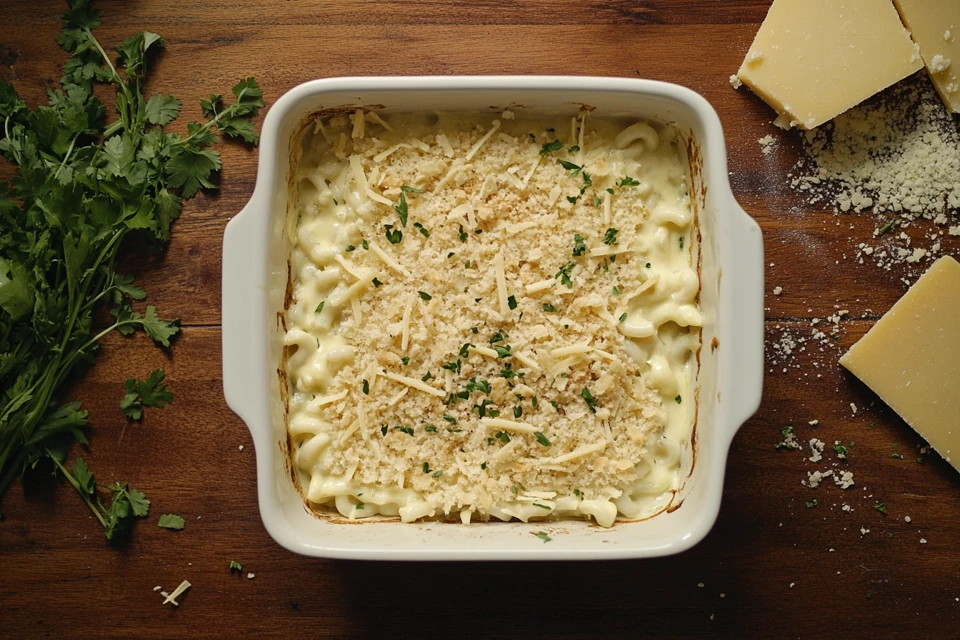 What is the trick to keeping mac and cheese creamy?