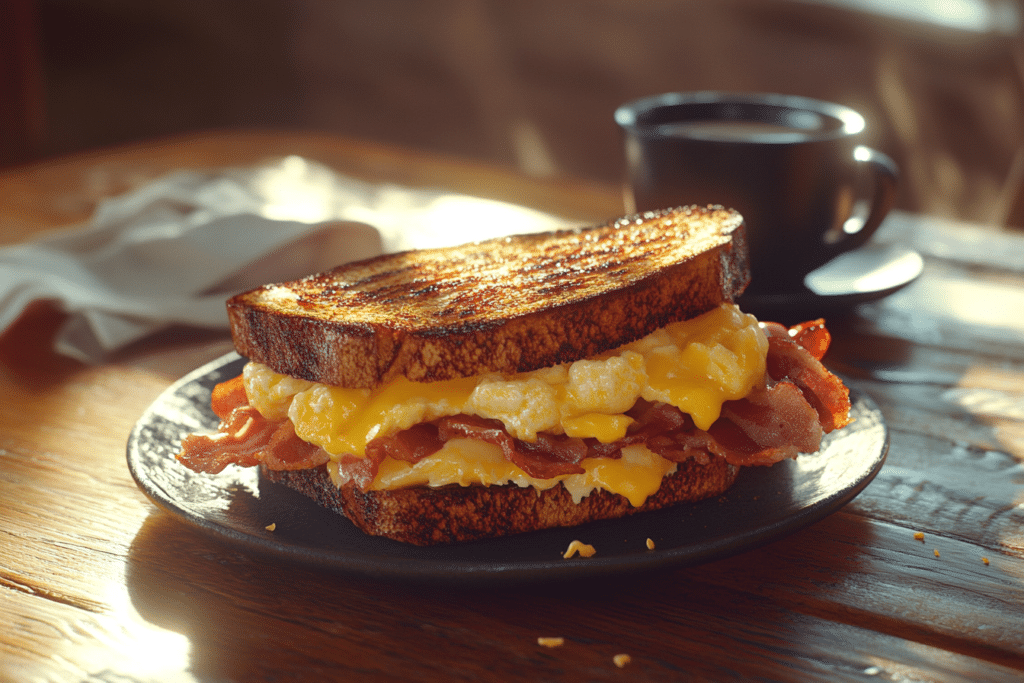 What Is Burger King's New Breakfast Sandwich? 1 What is Burger King's new breakfast sandwich?
