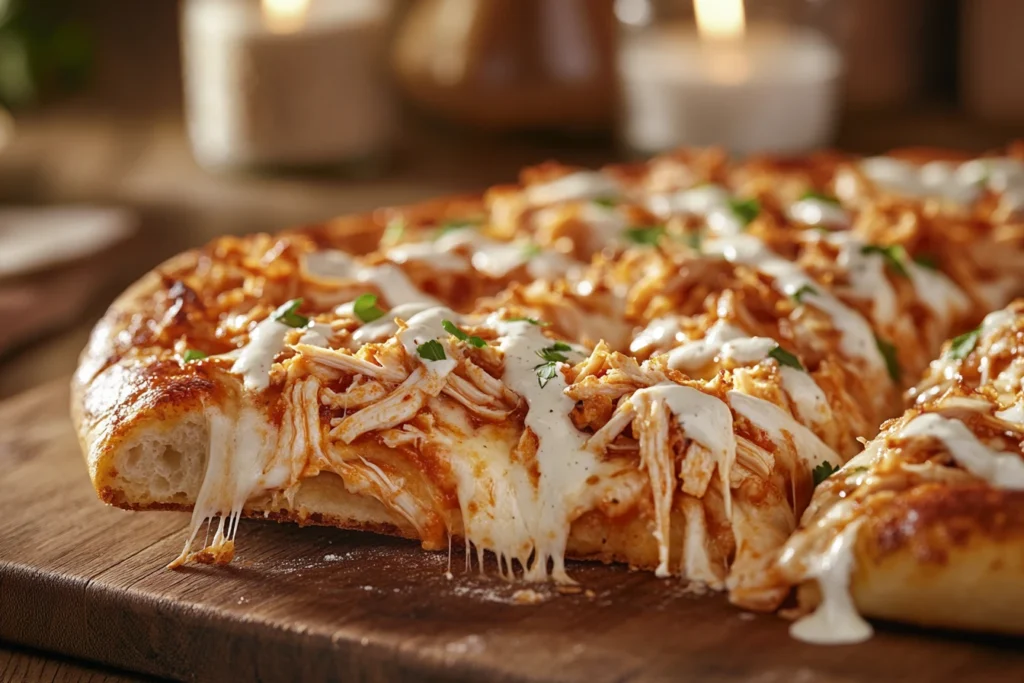 Buffalo Chicken Pizza Recipe – Spicy, Cheesy & Easy to Make!