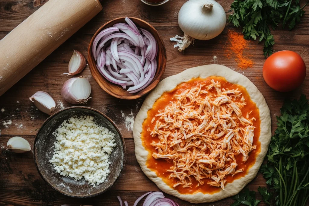 Buffalo Chicken Pizza Recipe