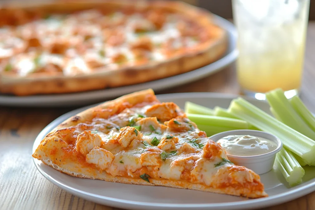 Buffalo Chicken Pizza Recipe: Serving Suggestions