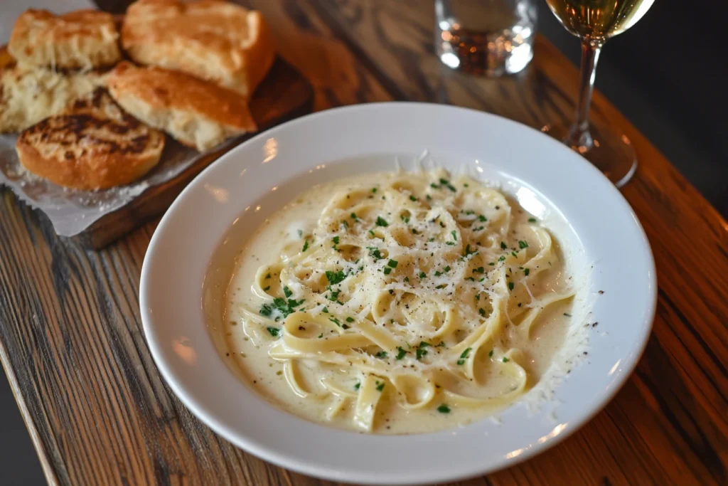 homemade alfredo sauce with milk