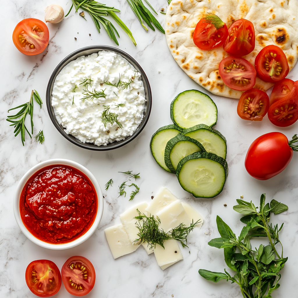 Cottage Cheese Pizza – High Protein, Creamy & Melt-Free Magic 6 Ingredients for cottage cheese pizza