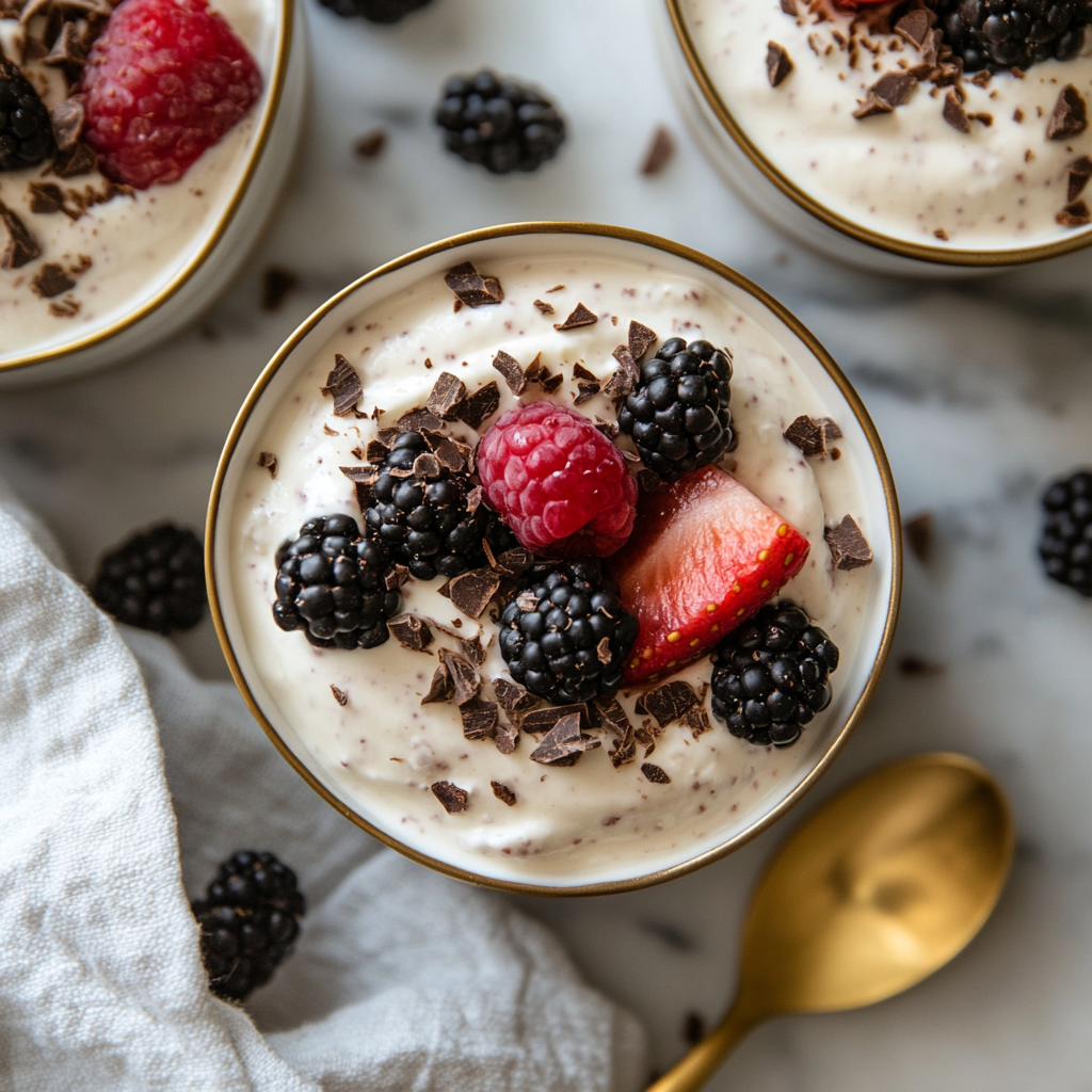 Cottage Cheese Desserts: 5 Sweet Recipes You’ll Love 8 Cottage cheese mousse with toppings