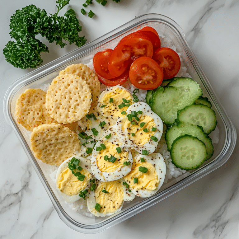 Cottage Cheese Egg Salad – High-Protein, Creamy & Mayo-Free 8 High-protein egg salad meal prep