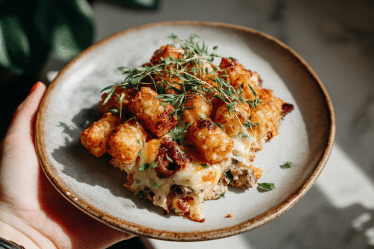 Easy Hobo Casserole Recipe: The Ultimate One-Dish Comfort Classic 8 serving a slice of easy hobo casserole recipe